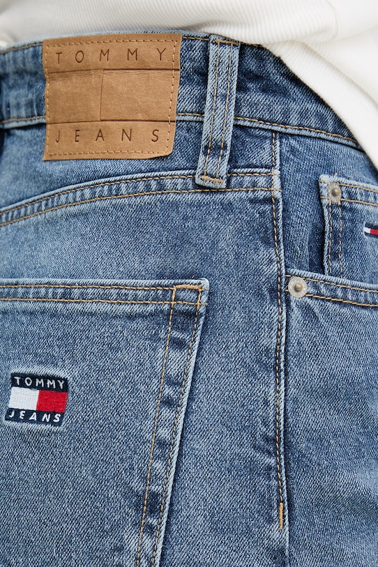 Tommy Jeans jeansy wide leg damskie niebieski DW0DW23029