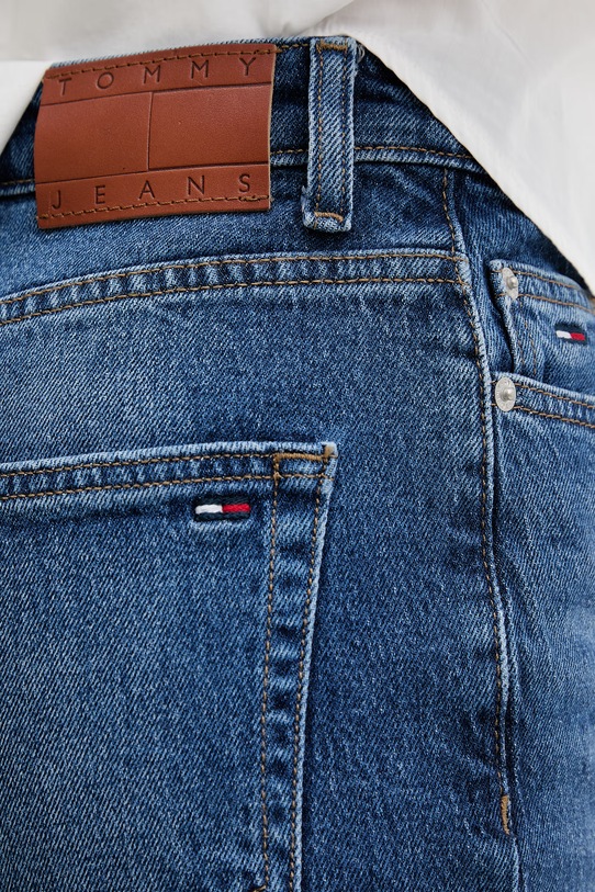 Tommy Jeans jeansy straight damskie granatowy DW0DW23046