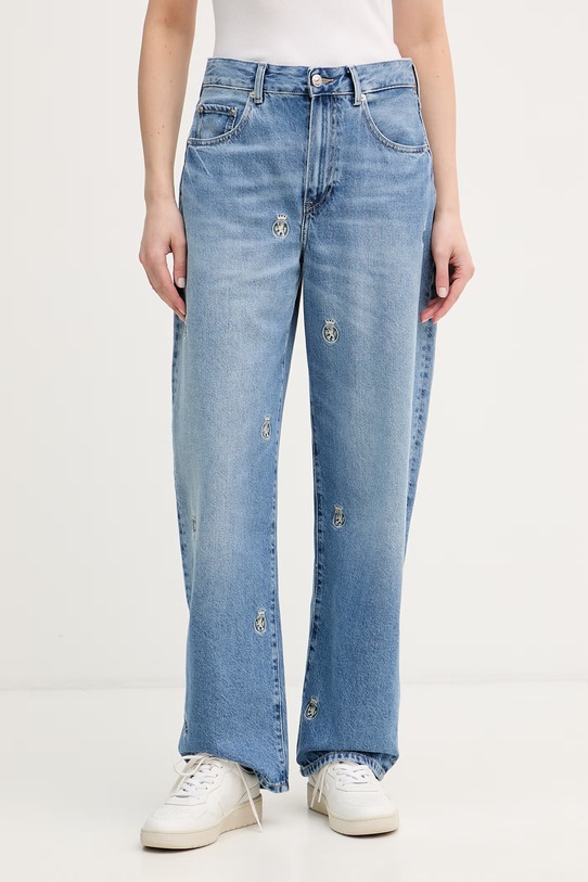 Tommy Hilfiger kavbojke relaxed kroja ženske modra WW0WW49563