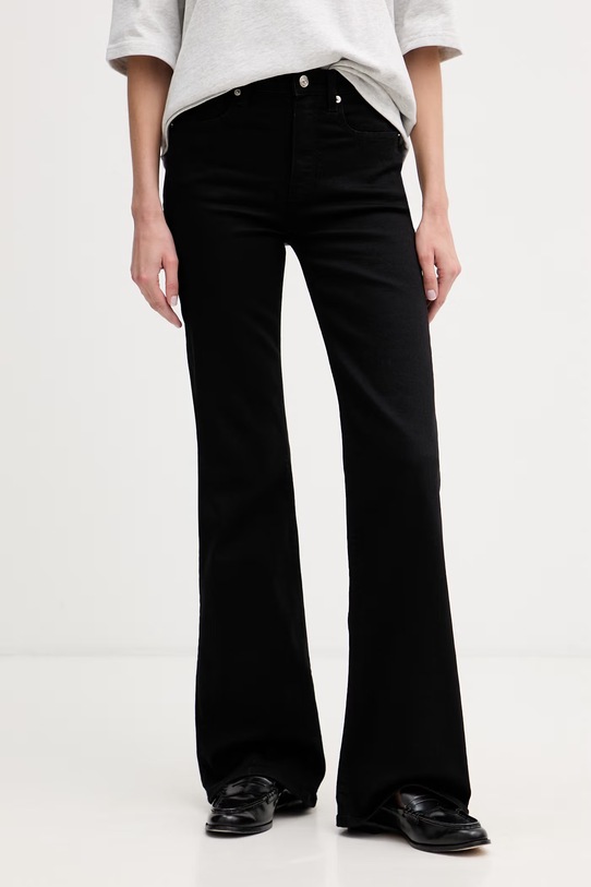 Tommy Hilfiger Rifle flare dámske čierna WW0WW49664