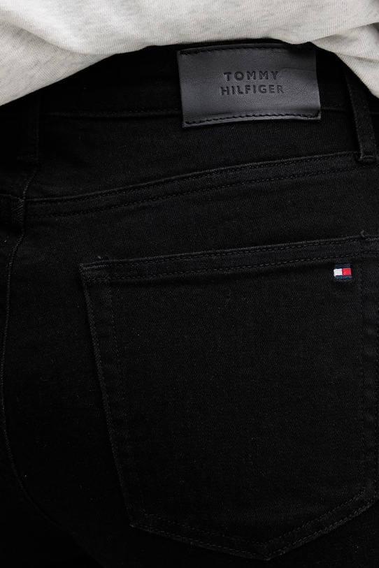 Tommy Hilfiger Rifle flare dámske čierna WW0WW49664