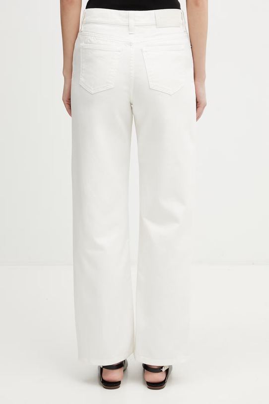 Одяг Maison Kitsuné джинси straight жіночі QW01101WD4024 бежевий