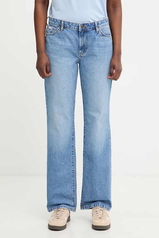 Guess Jeans rovné džíny dámské modrá W5YA98.D6332