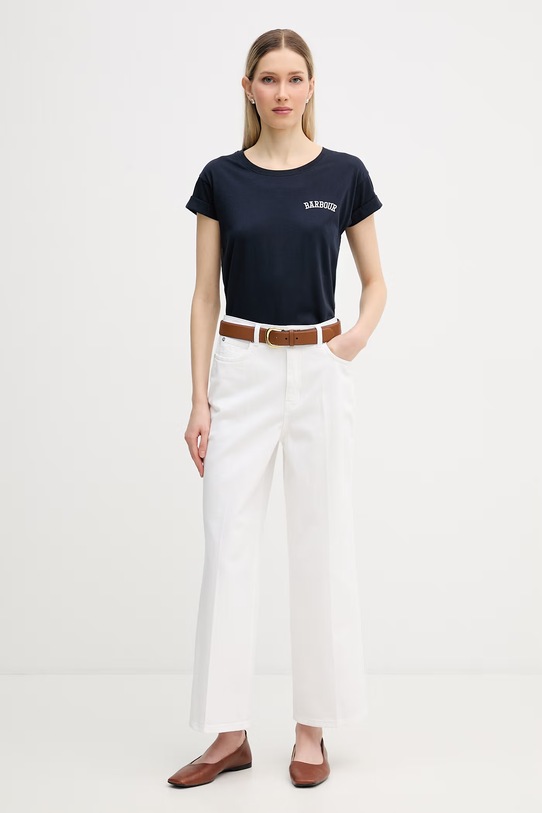 Marc Aurel jeansy loose damskie 1290A11099 biały SS26