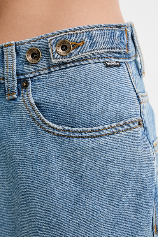 Vans jeansy relaxed fit damskie niebieski VN000R4SCDX1