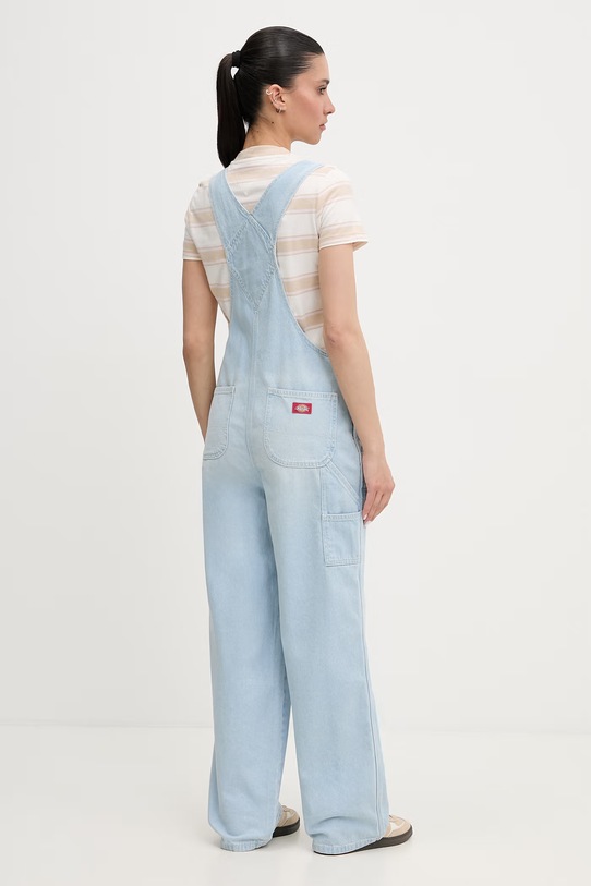 Odzież Dickies ogrodniczki jeansowe damskie DK0A88EC0FE1 niebieski