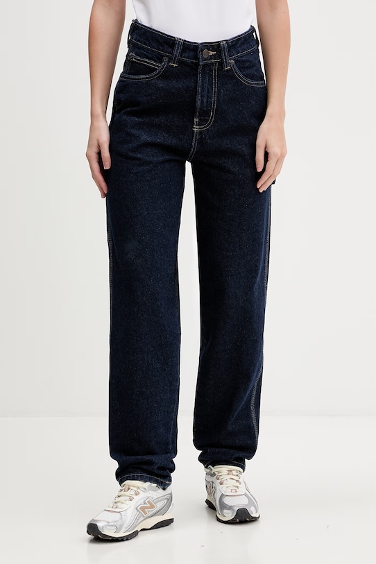 Dickies jeansy relaxed fit damskie granatowy DK0A883LRIN1