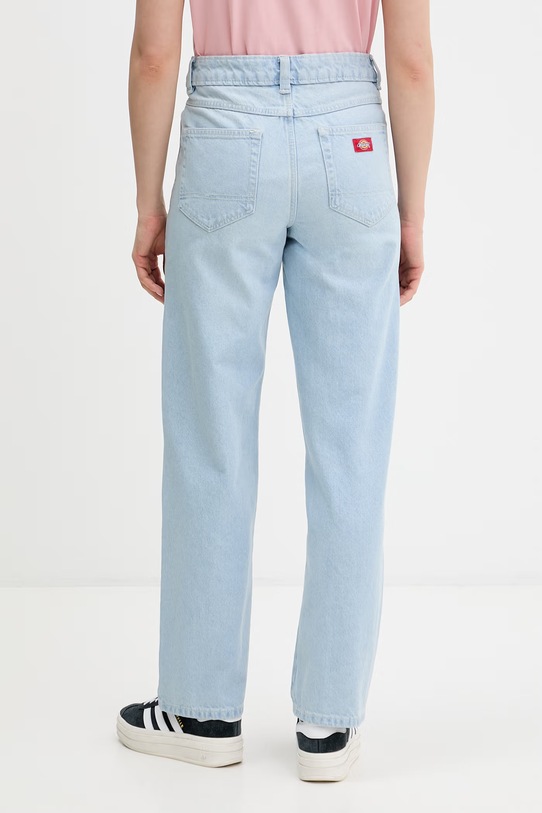 Odzież Dickies jeansy relaxed fit damskie DK0A88NK0FE1 niebieski