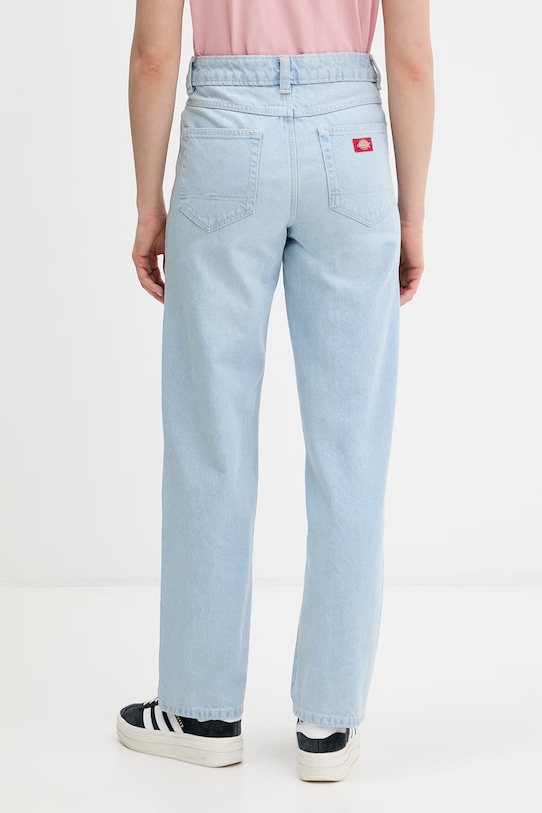 Odzież Dickies jeansy relaxed fit damskie DK0A88NK0FE1 niebieski