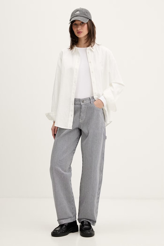 Dickies jeansy relaxed fit damskie DK0A8842RI21 niebieski SS26