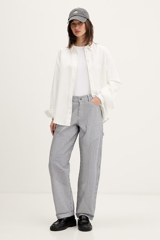 Dickies jeansy relaxed fit damskie DK0A8842RI21 niebieski SS26