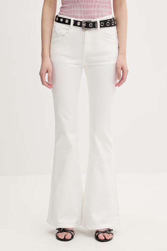 Miss Sixty Jeansy flare damskie biały 6M1JJ2430F