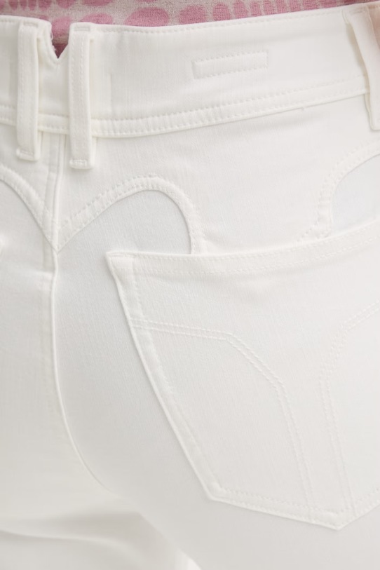Miss Sixty Jeansy flare damskie biały 6M1JJ2430F