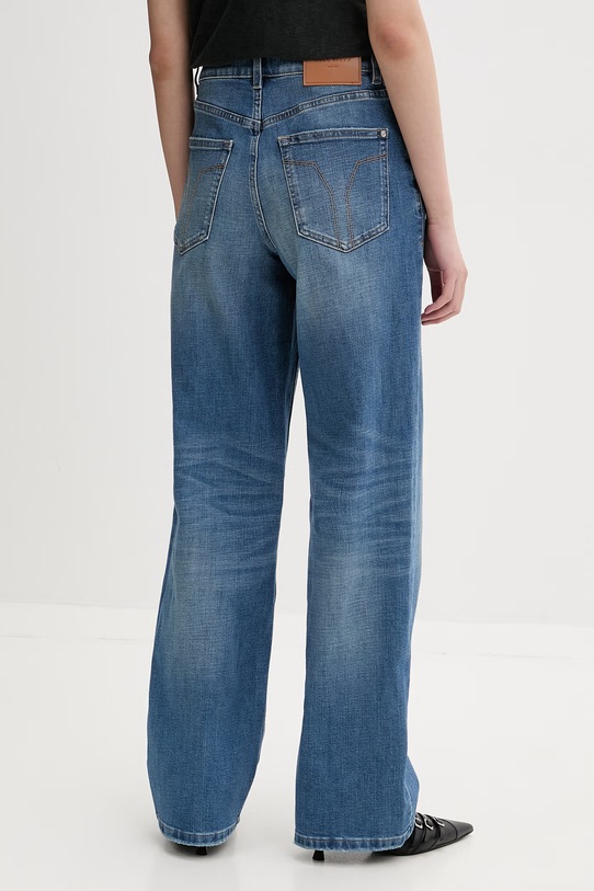 Odzież Miss Sixty jeansy straight damskie 6M1JJ2521B niebieski