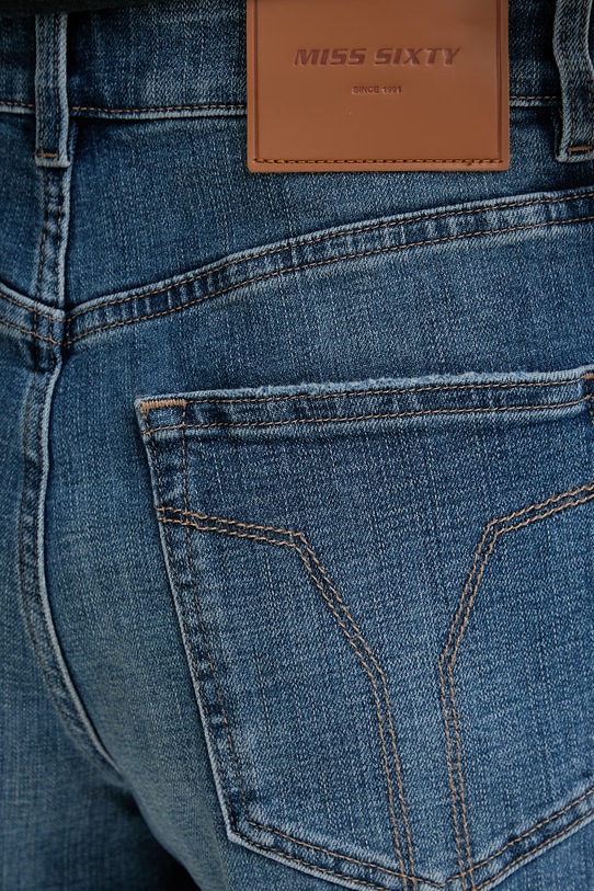 Miss Sixty jeansy straight damskie niebieski 6M1JJ2521B