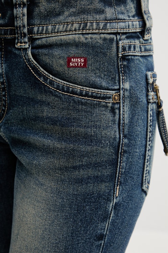 Miss Sixty jeansy flare damskie granatowy 6M1JJ4630A