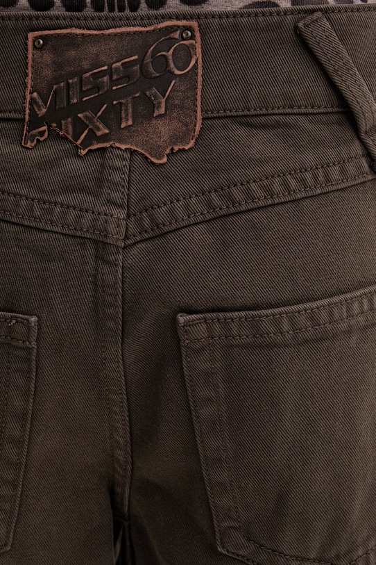 Miss Sixty jeansy relaxed fit damskie brązowy 6M1JJ47400