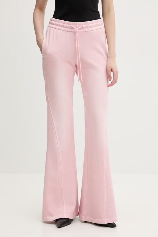 Miss Sixty spodnie dresowe damskie bawełniane różowy 6M1PJ51500