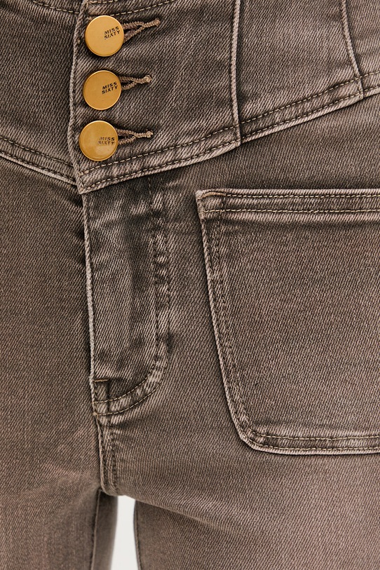 Miss Sixty Jeansy flare damskie brązowy 6M2JJ2050B