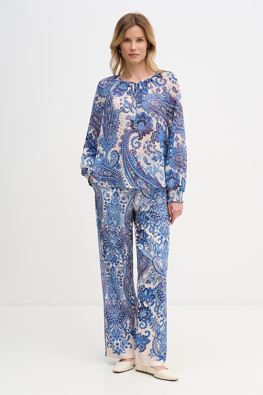 OUI spodnie damskie 96298 niebieski SS26