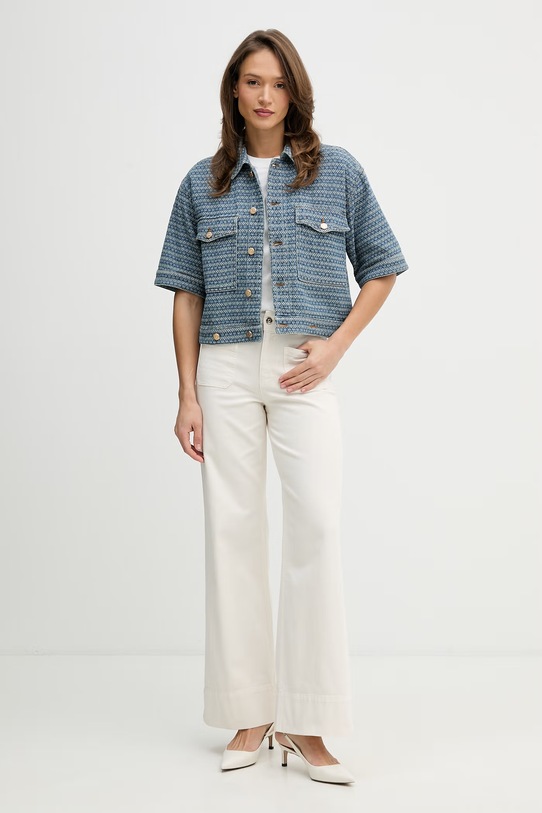 OUI jeansy 97657 beżowy SS26