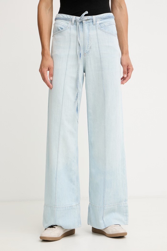 BOSS Orange slouchy traperice za žene C SLOUCHY PINTUCK plava 50558706