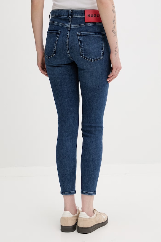 Odjeća HUGO skinny traperice za žene 932 50516196 plava