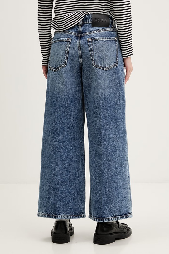 Odzież HUGO jeansy wide leg damskie Geredith_1 50556985 niebieski