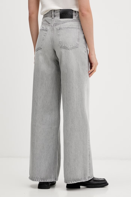 Odjeća HUGO traperice za žene 937_16 50557053 siva