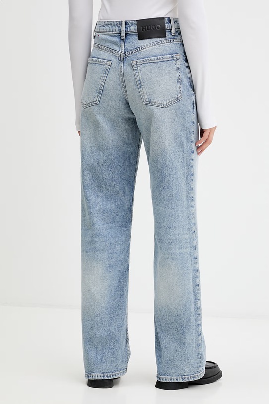 Odzież HUGO jeansy wide leg damskie 937_14 50560035 niebieski