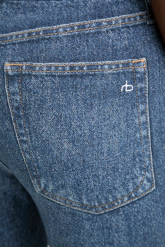 Bavlnené nohavice Rag & Bone modrá RC1325F7MTE