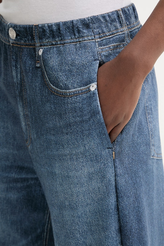 Rag & Bone spodnie bawełniane granatowy RC125F7MTE