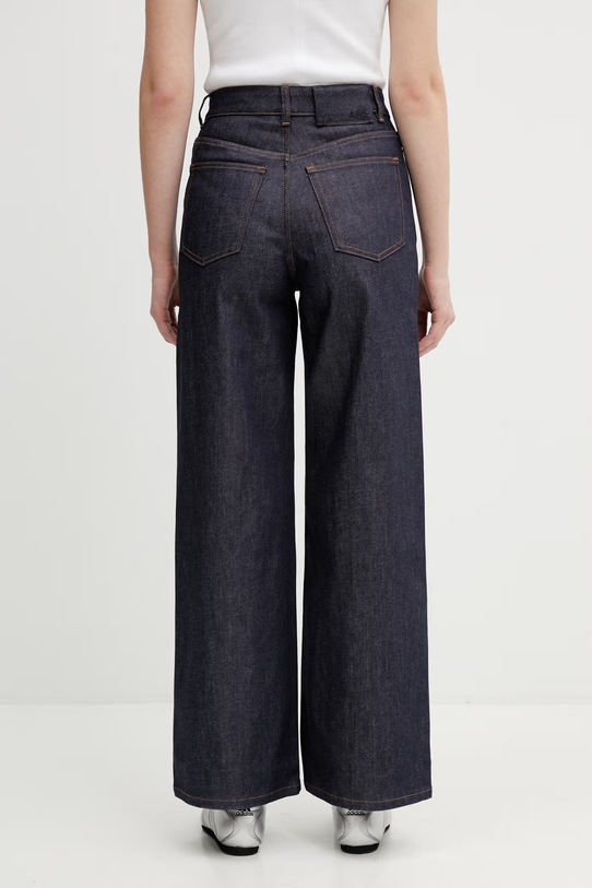 Odzież A.P.C. jeansy Jean Clyde COGDF.F09246 granatowy