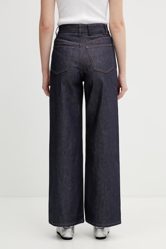 Odzież A.P.C. jeansy Jean Clyde COGDF.F09246 granatowy