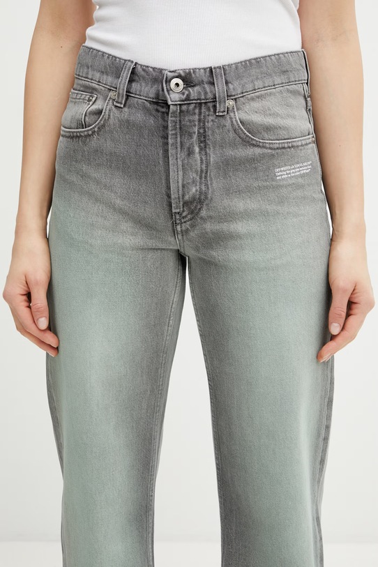 Off-White Spray Susy jeansy proste damskie szary 2YA069S26DEN003