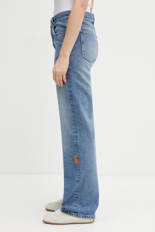 Off-White Susy Denim jeansy straight męskie 2YA069S26DEN002 niebieski SS26