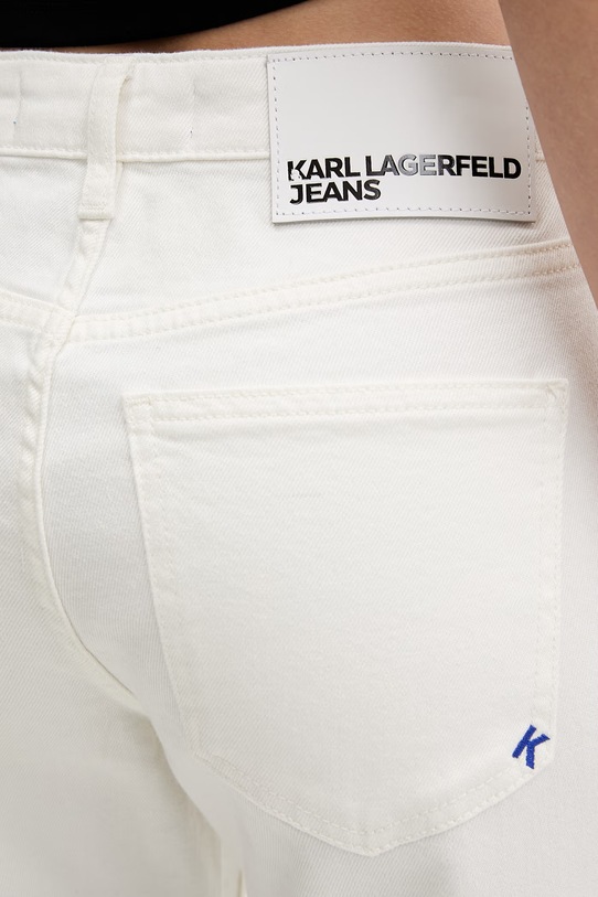 Karl Lagerfeld Jeans jeansy mom fit damskie beżowy B2W10096