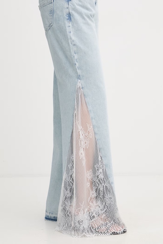 Blugirl Blumarine jeansy relaxed fit damskie niebieski RA6181.D5009