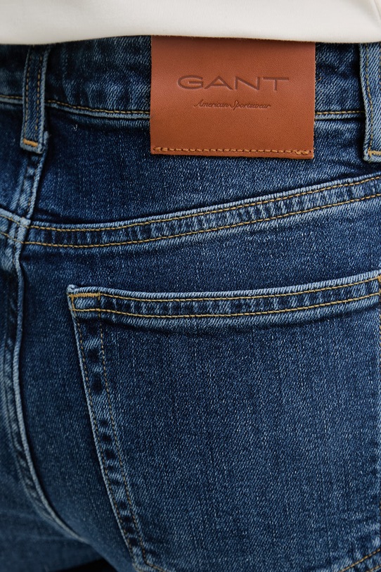 Gant jeansy flare damskie niebieski 4100307