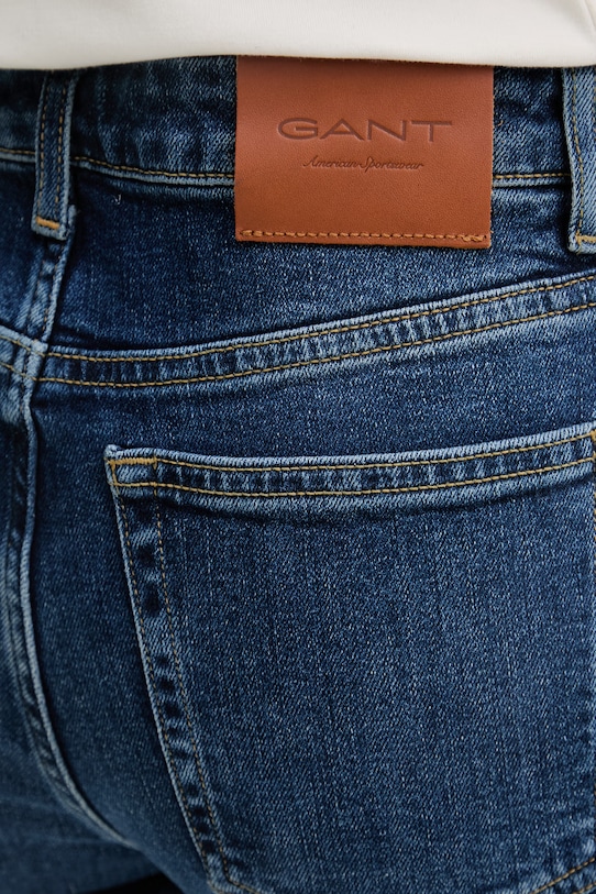 Gant jeansy flare damskie niebieski 4100307