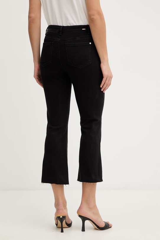 Odzież Morgan jeansy bootcut damskie PAKELO czarny