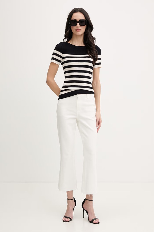 Morgan jeansy bootcut damskie PAKELO1 biały SS26