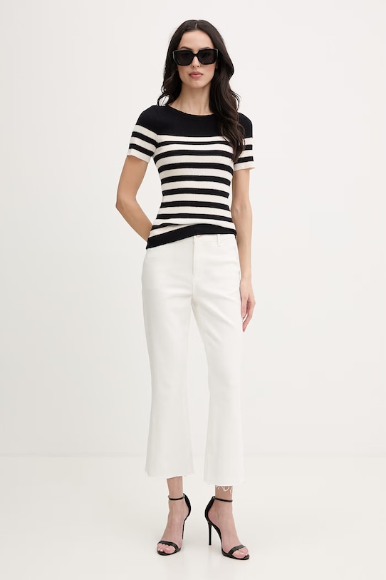 Morgan jeansy bootcut damskie PAKELO1 biały SS26