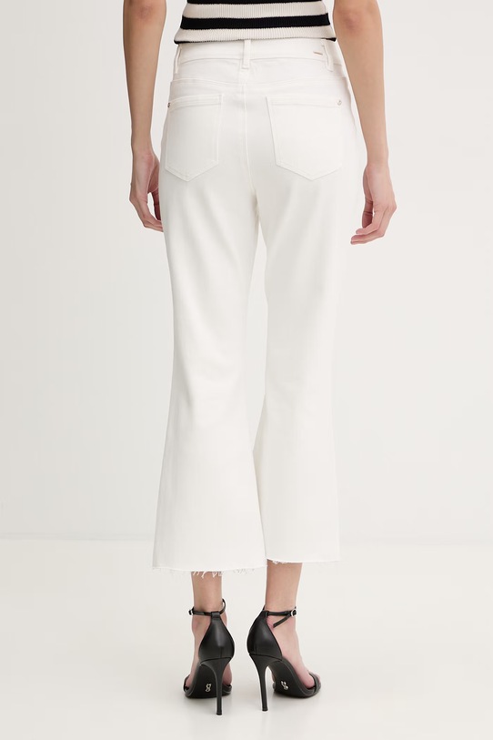 Odzież Morgan jeansy bootcut damskie PAKELO1 biały