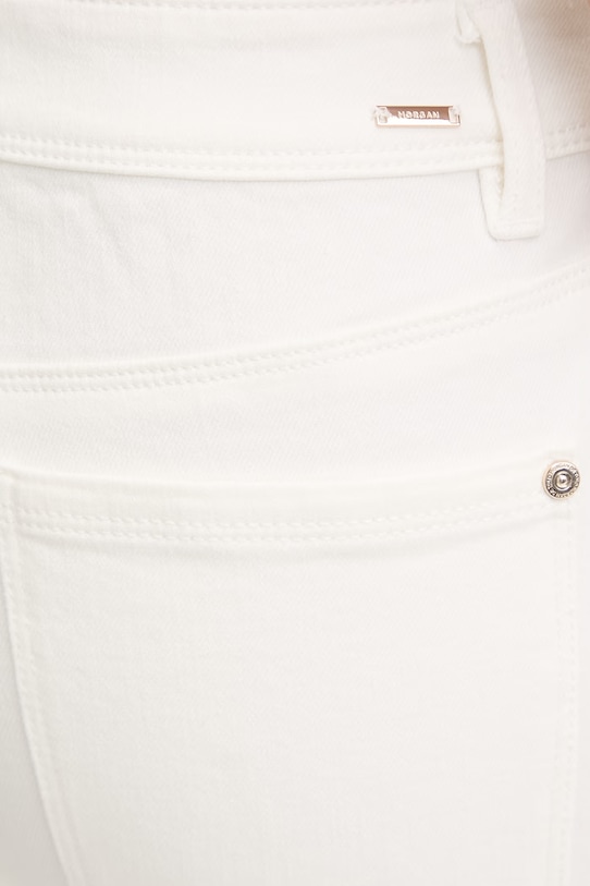 Morgan jeansy bootcut damskie biały PAKELO1