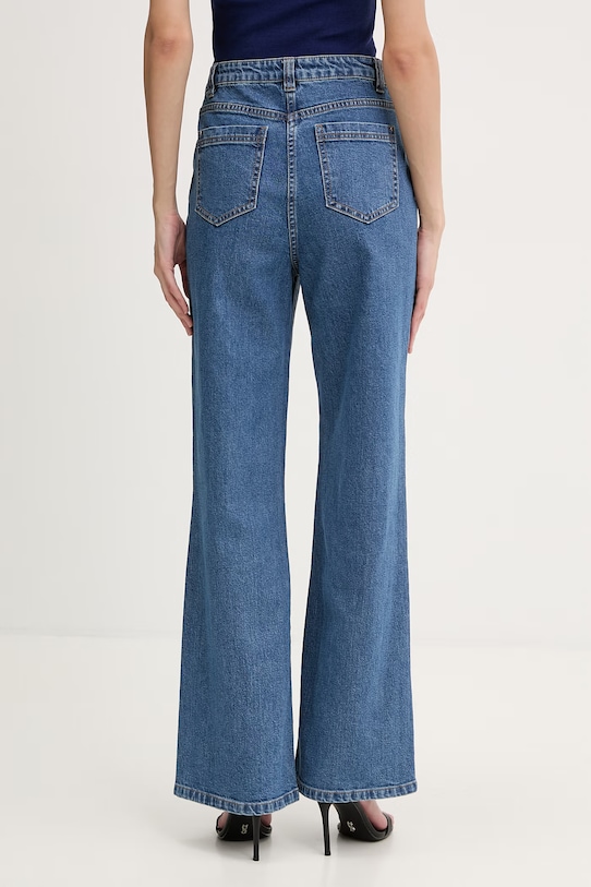 Odzież Morgan jeansy straight damskie PAZAMO niebieski