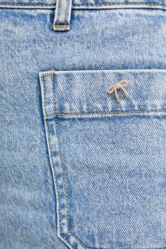 Morgan jeansy straight damskie niebieski PIJITO