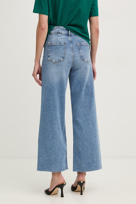 Odzież Morgan jeansy relaxed fit damskie PODI niebieski