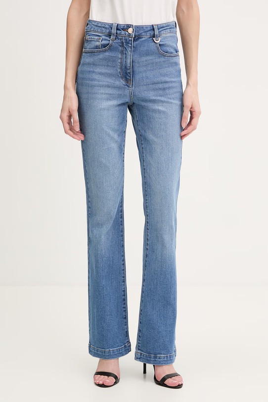 Morgan jeansy bootcut damskie niebieski PUIKO