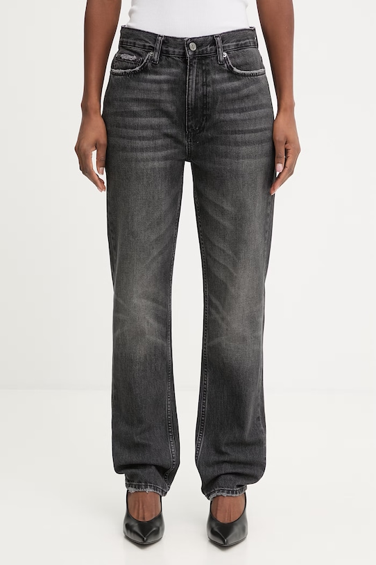 Anine Bing Bruno jeansy damskie szary A.06.11762